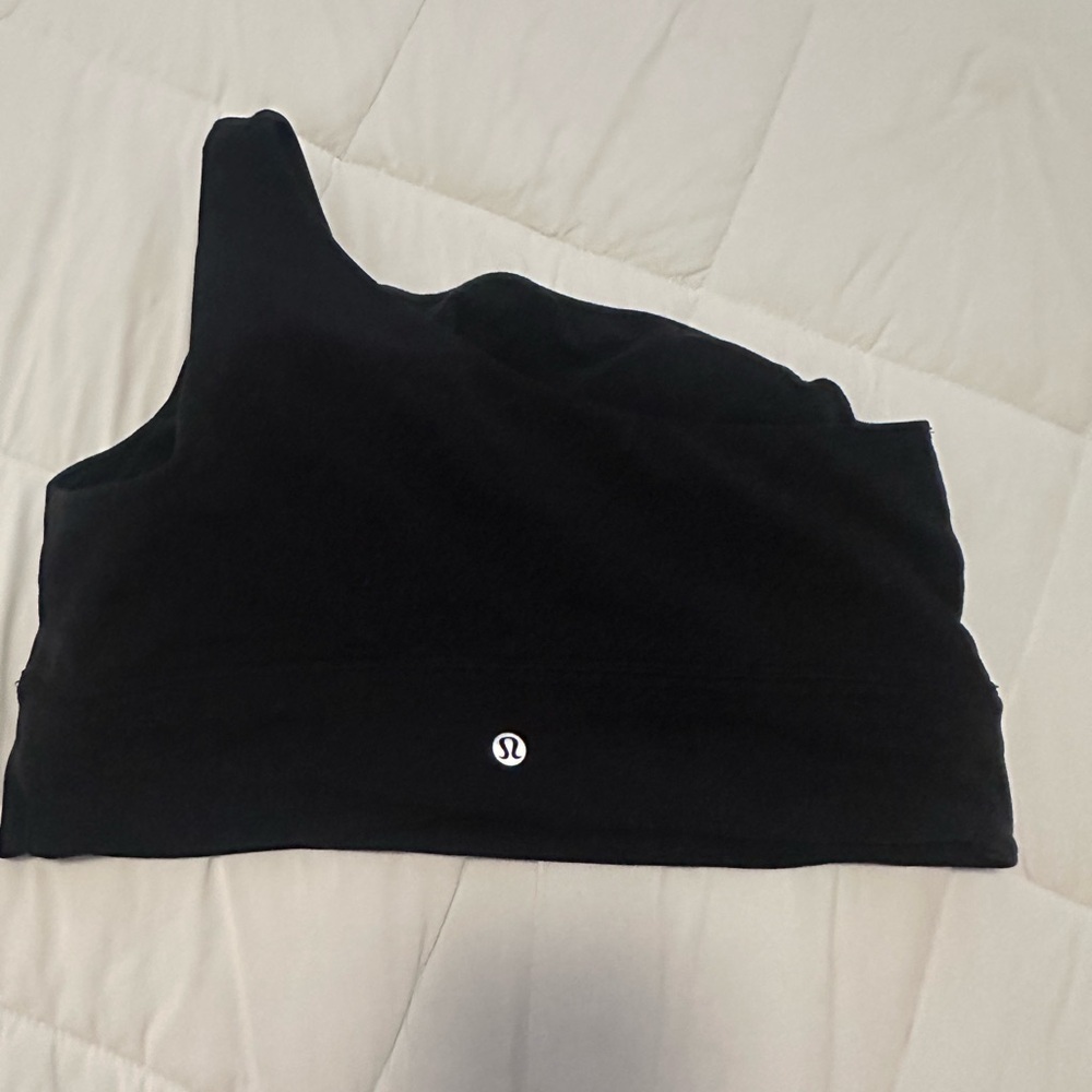 Lululemon Black One-Shoulder Sports Bra